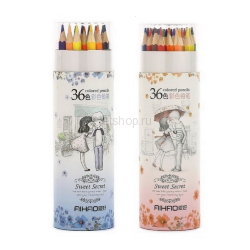 Набор цветных карандашей Aihao 9020-36 цв.