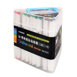 Набор двусторонних маркеров для рисования Show Mi XM-0002, 48 цв.