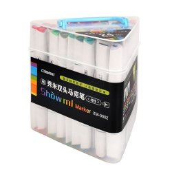 Набор двусторонних маркеров для рисования Show Mi XM-0002, 24 цв.